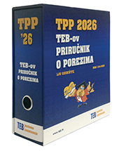 TEB-ov priručnik o porezima (TPP) - pretplata za 2026.